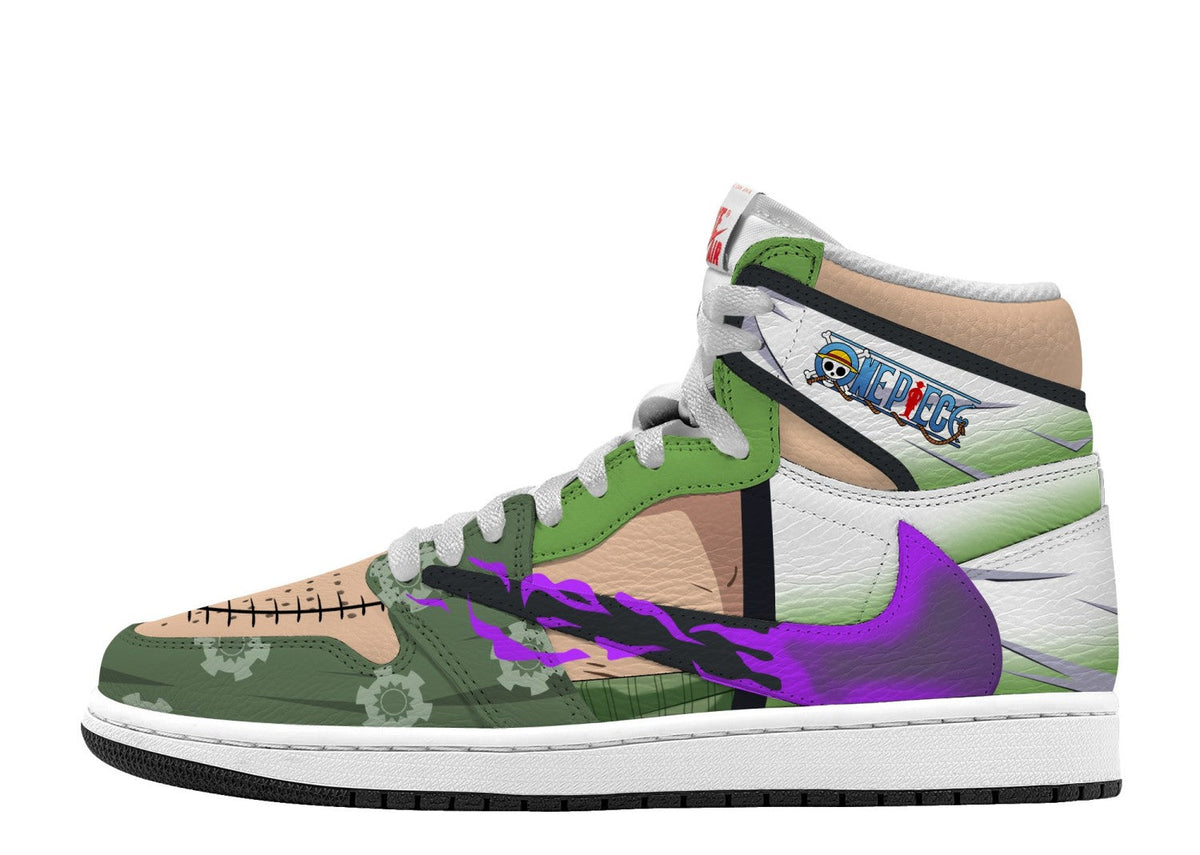 Roronoa Zoro V.2 Custom TS High Sneakers - 13custom