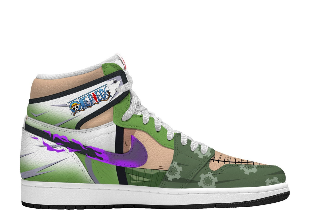 Roronoa Zoro V.2 Custom TS High Sneakers - 13custom