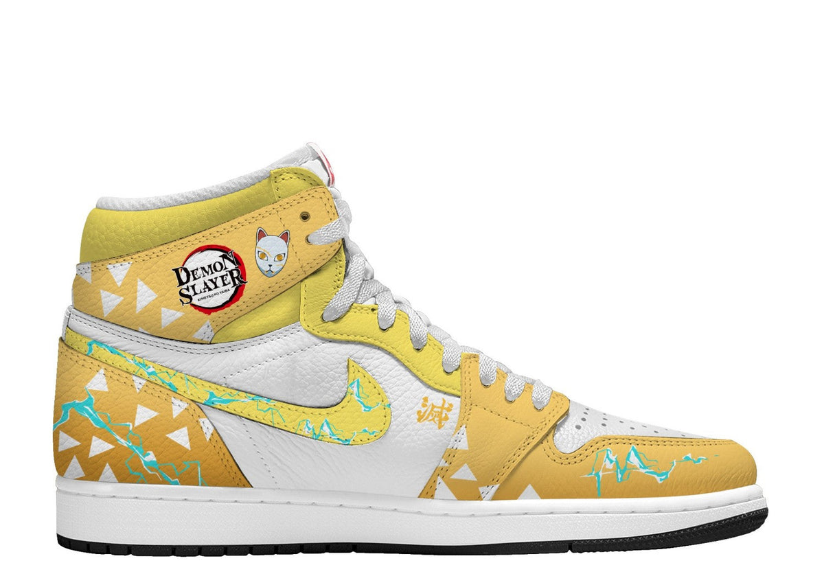 Zenitsu Agatsuma V.1 Custom TS High Sneakers - 13custom
