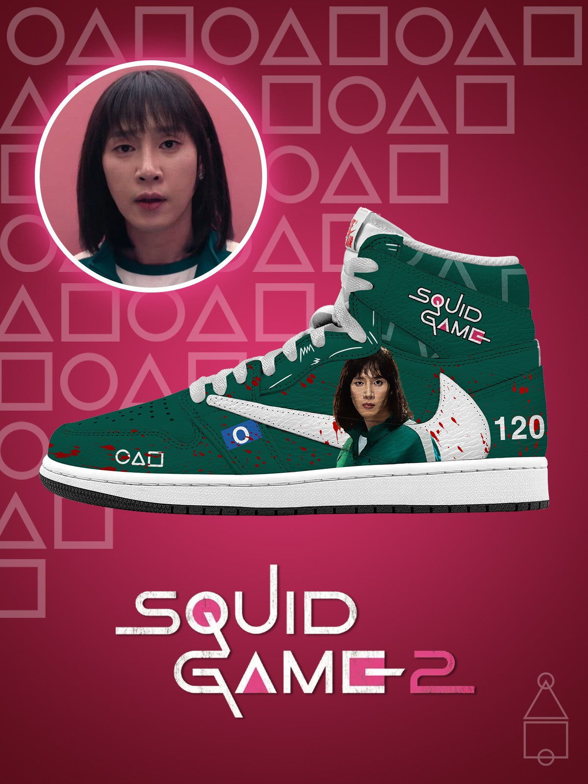 Player 120 V.1 Custom TS High Sneakers - 13custom