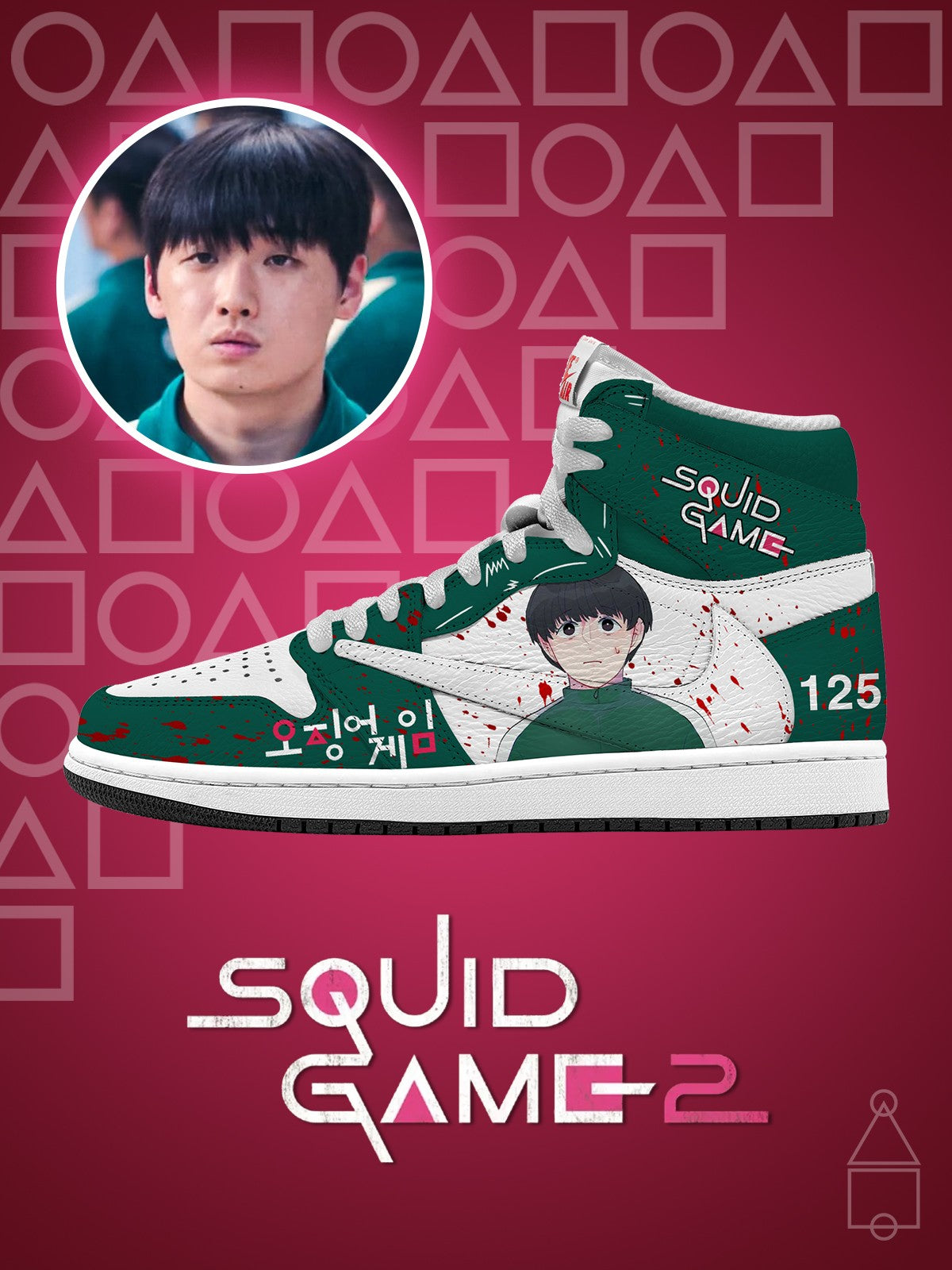 Player 125 V.1 Custom TS High Sneakers - 13custom