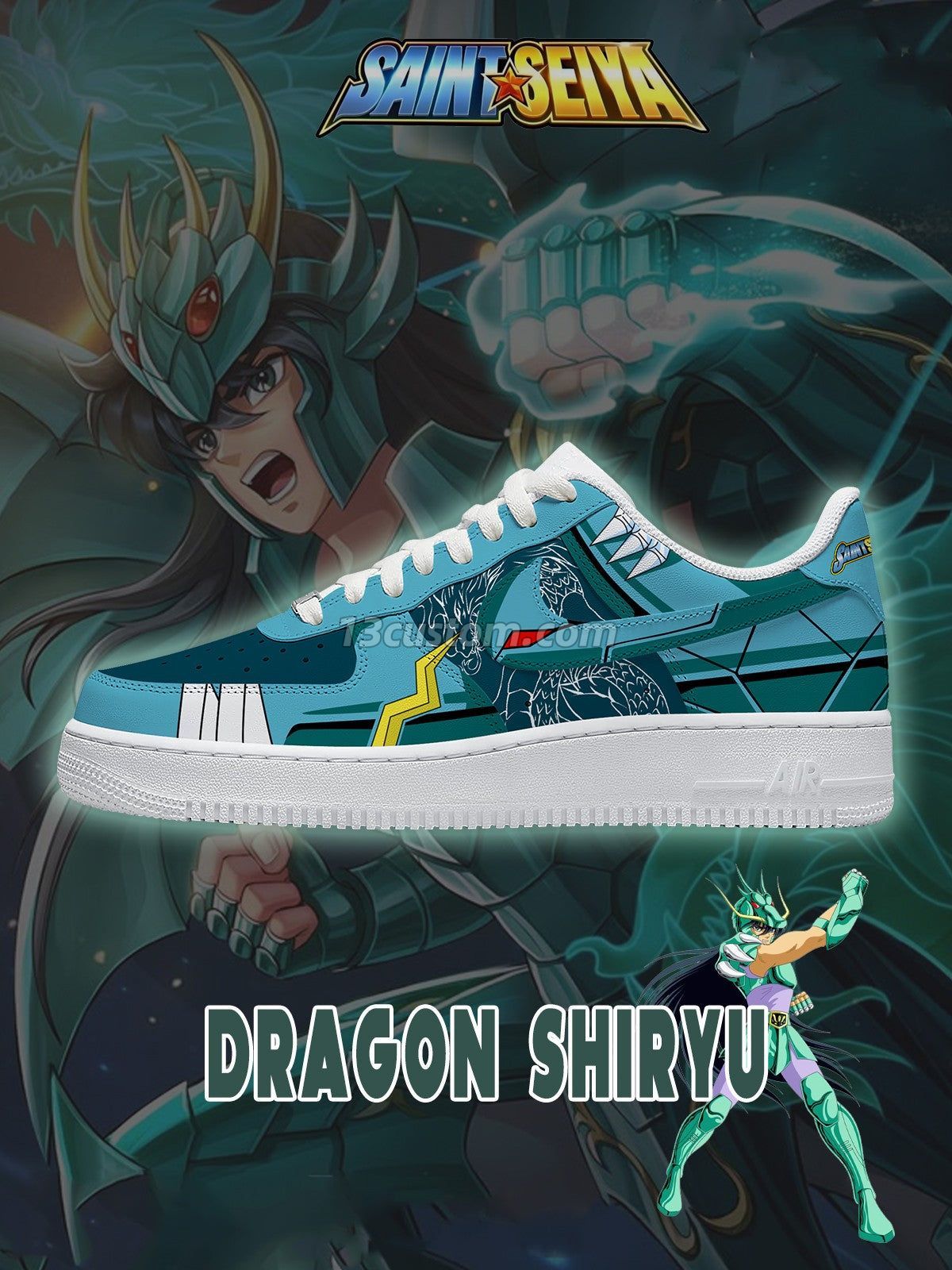 AF1 龍 Shiryu客製化運動鞋-V2款