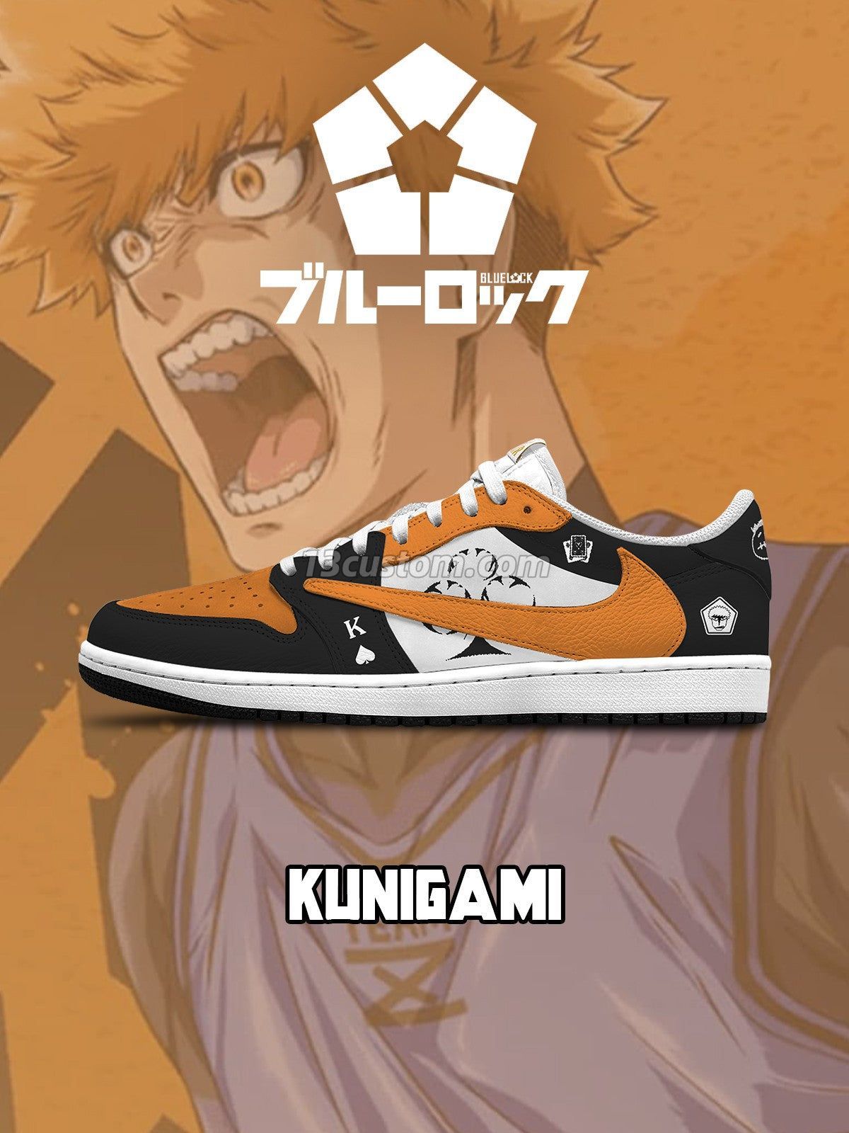 Rensuke Kunigami V.1 Custom TS Low Sneakers