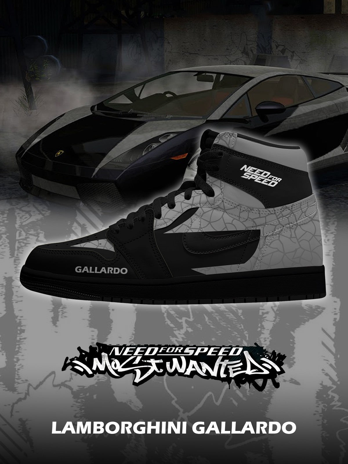 L.Gallardo V.1 Custom High-Top Sneakers