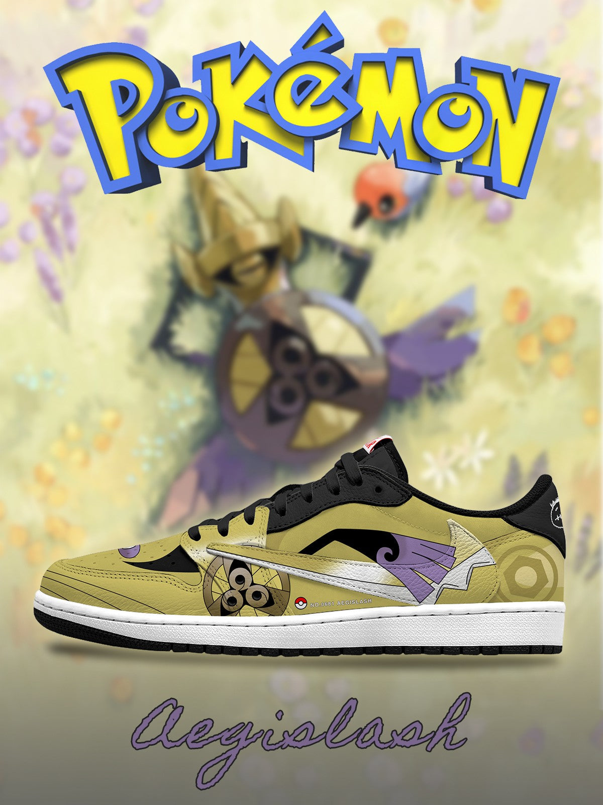 Aegislash V.1 Custom TS Low Sneakers