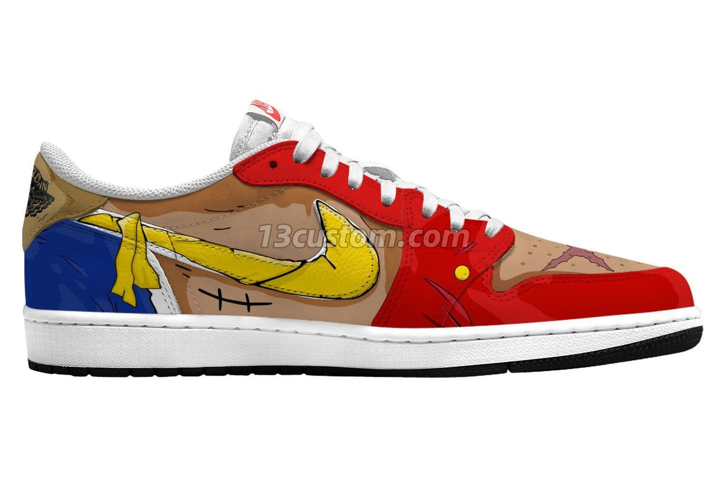 Monkey D. Luffy V.7 Custom TS Low Sneakers