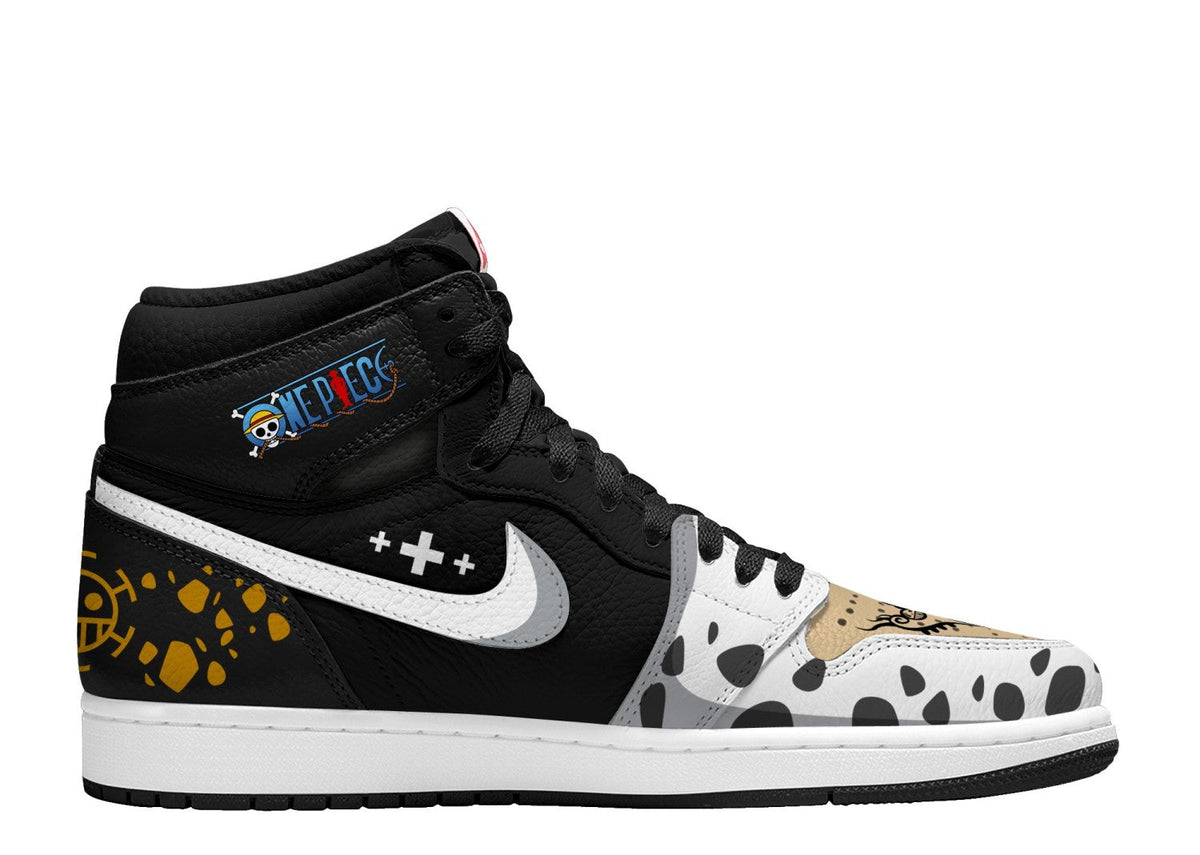 Trafalgar D. Water Law V.1 Custom TS High Sneakers - 13custom