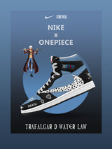 Trafalgar D. Water Law V.2 Custom TS High Sneakers - 13custom