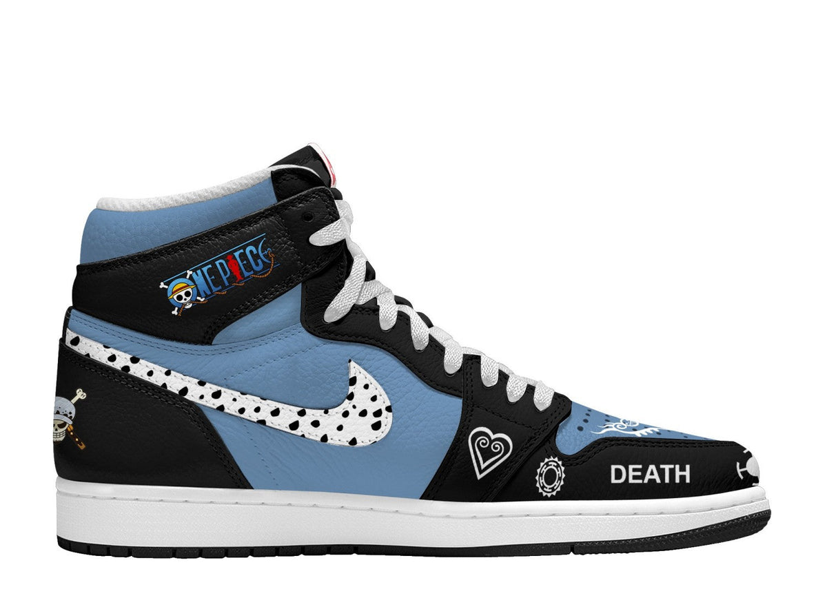 Trafalgar D. Water Law V.2 Custom TS High Sneakers - 13custom