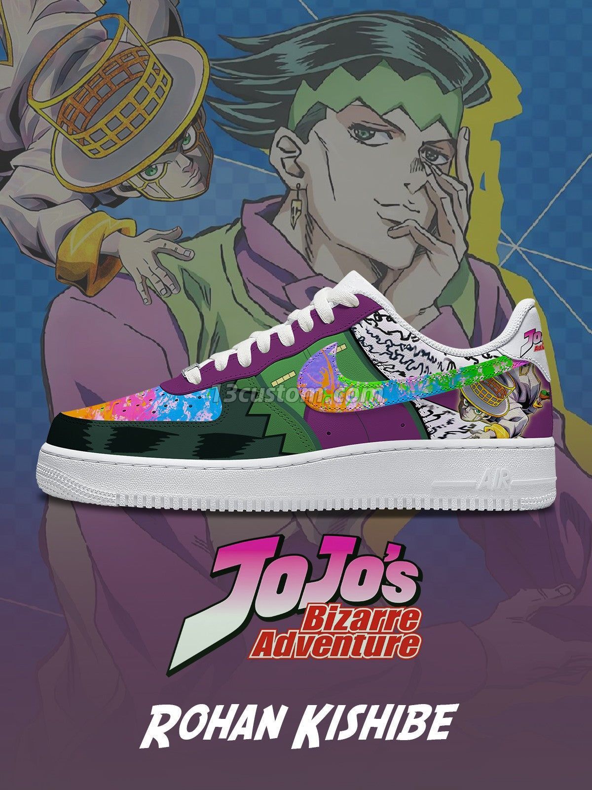 AF1 Rohan Kishibe客製化運動鞋-V2款 主圖
