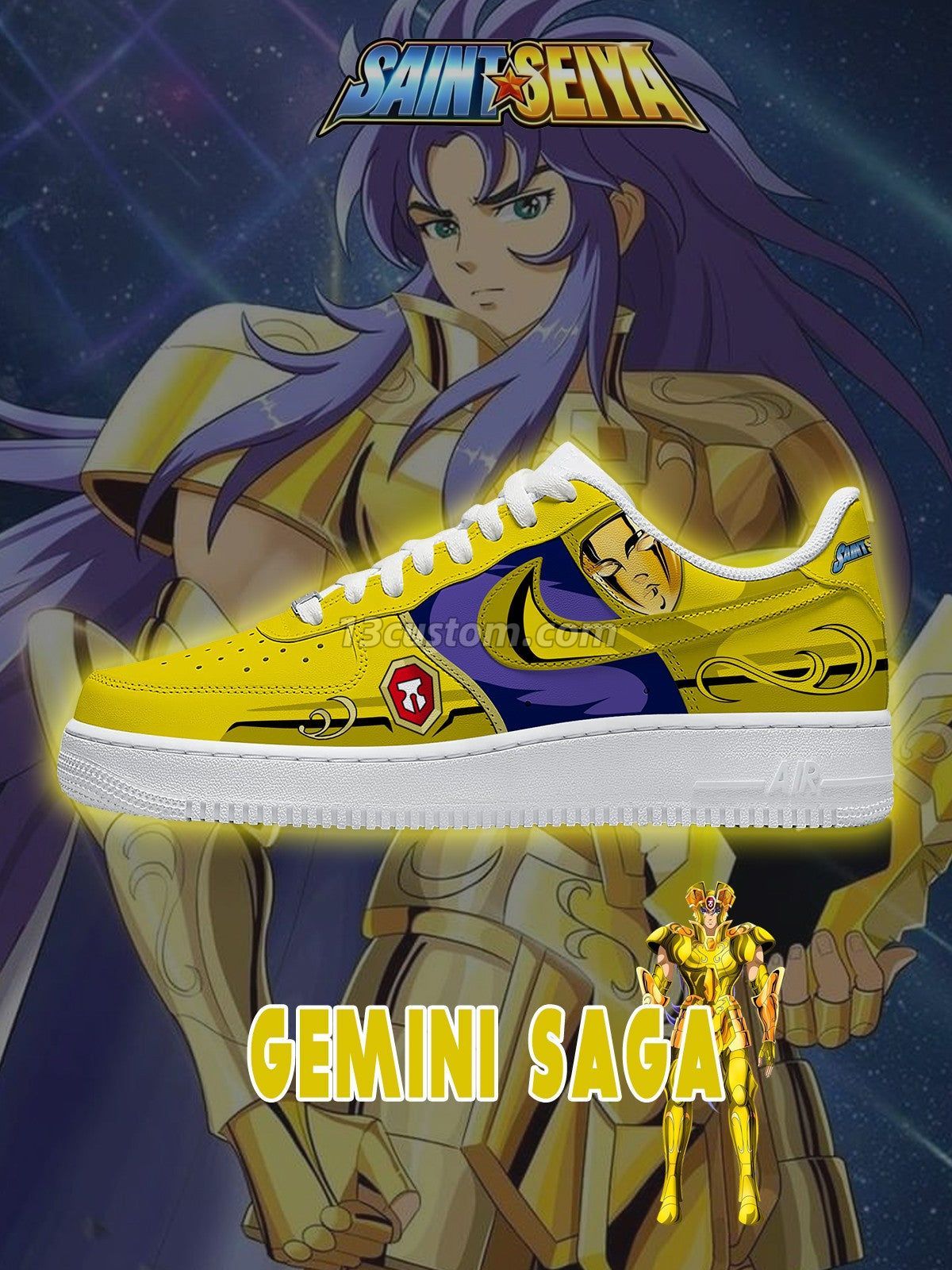 AF1 Gemini Saga客製化運動鞋-V2款 Image principale du produit