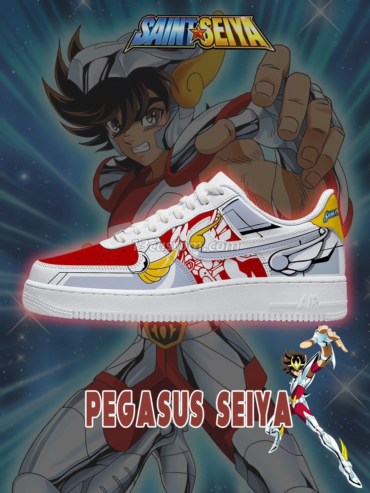 AF1 Pegasus Seiya客製化運動鞋-V2款
