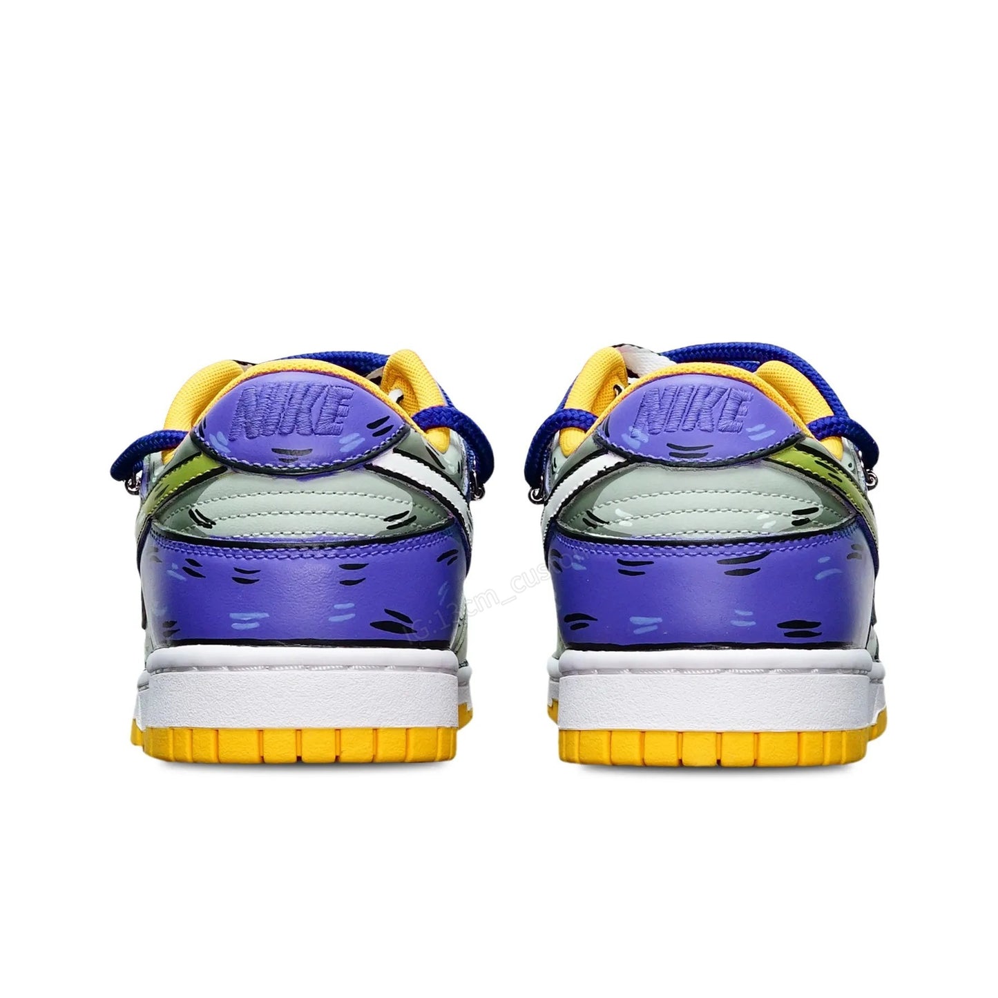 0456-Color Block Blue Green