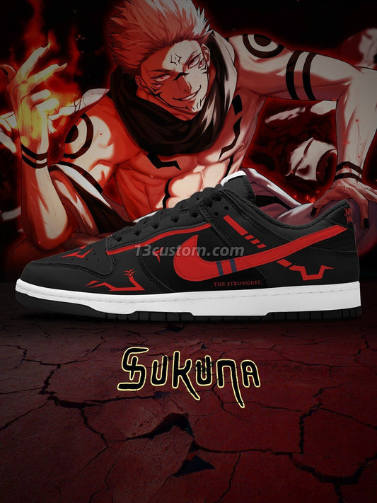 Sukuna V.1 Custom Court-Low Sneakers