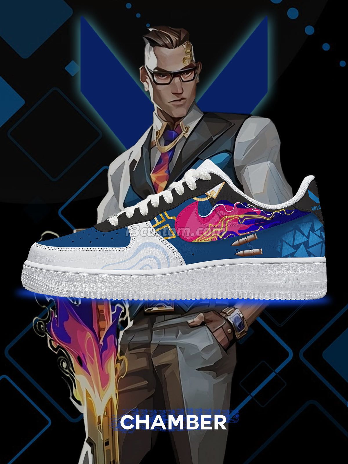 Zapatillas deportivas personalizadas AF1 Chamber - modelo V1 Imagen principal del producto