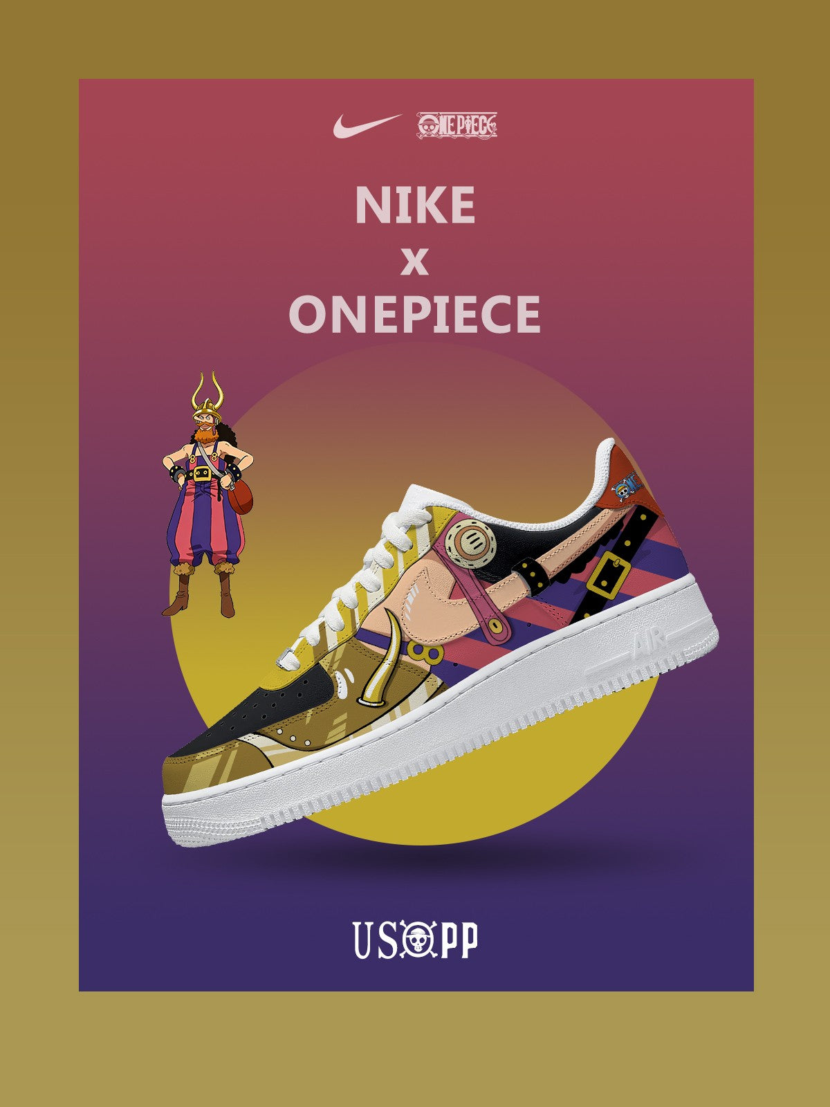 Usopp V.2 Custom Air-Style Sneakers