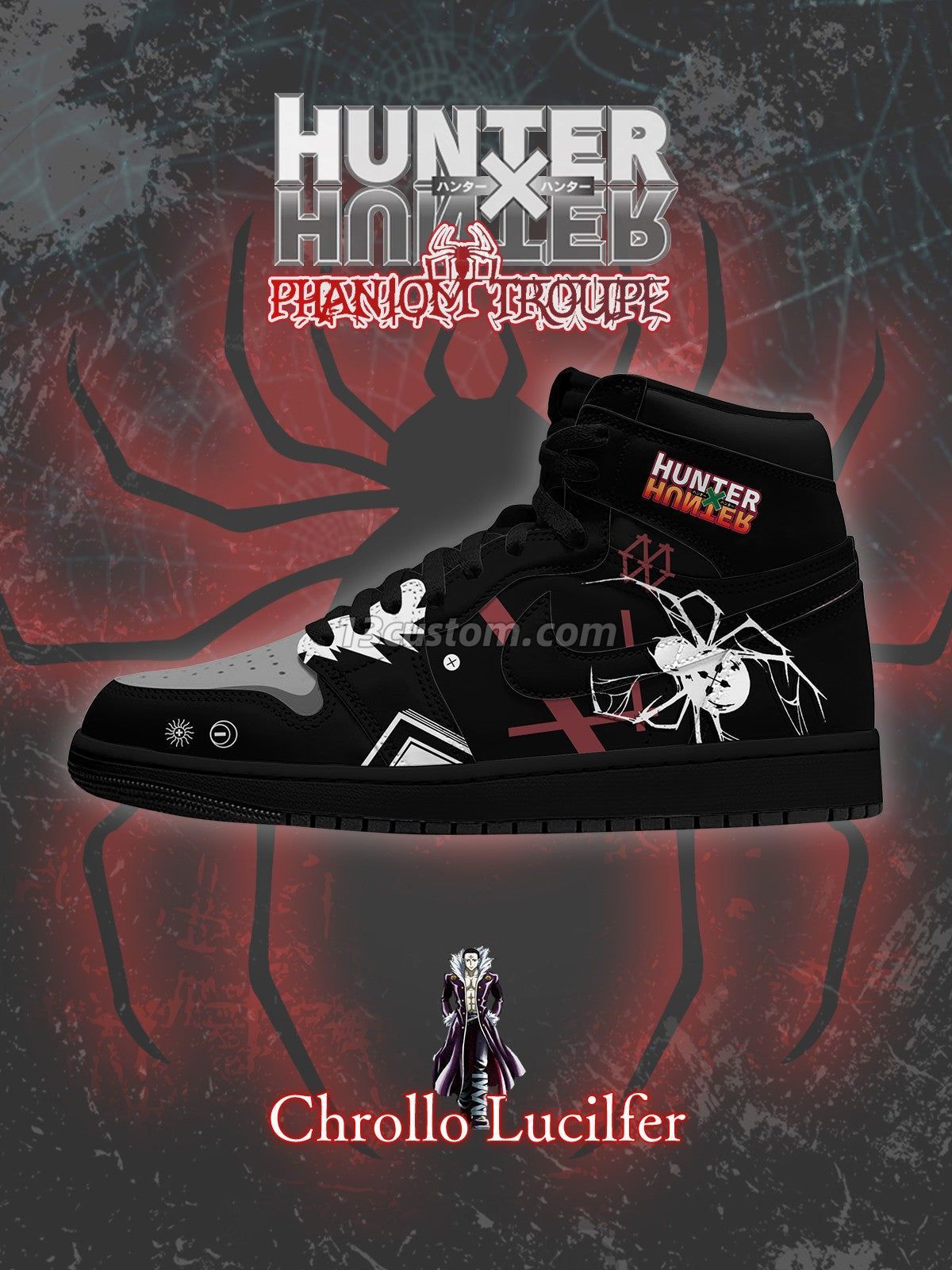 AJ1 H 庫洛洛 Lucilfer客製化 高幫-頂級 運動鞋-V1款