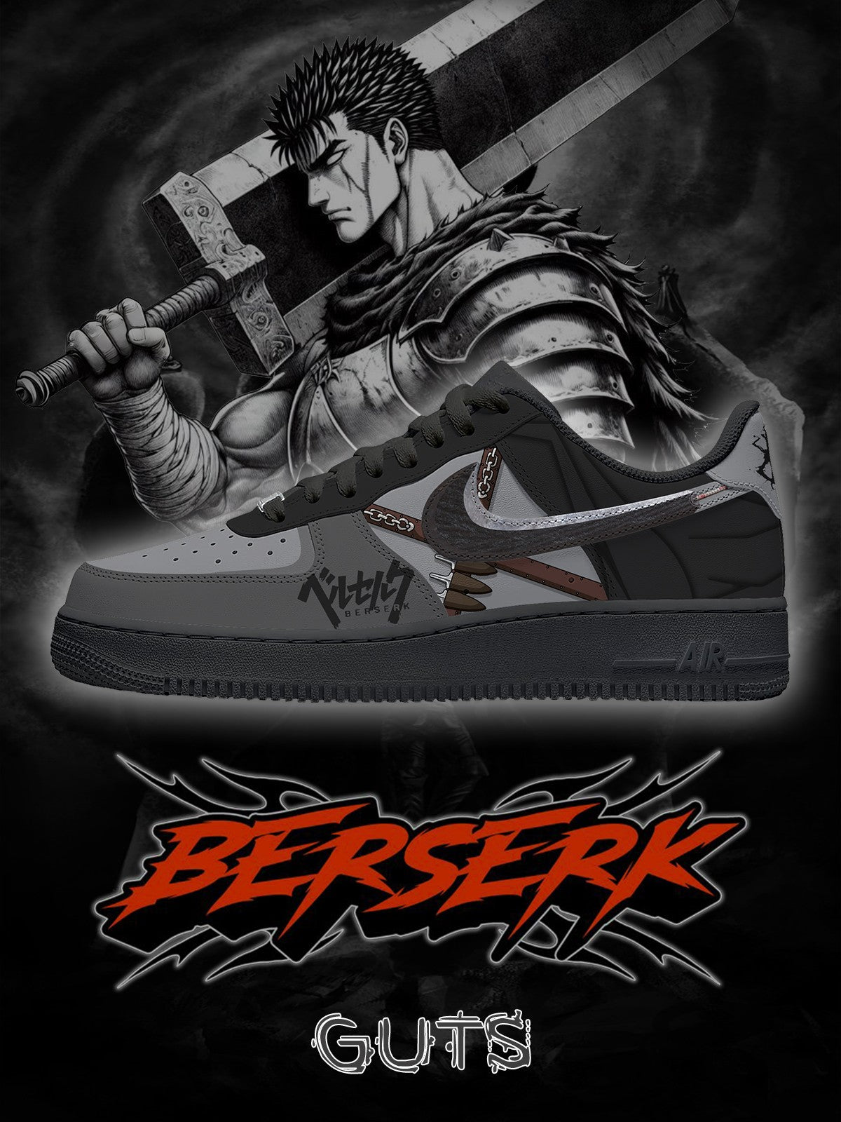Guts V.1 Custom Sneakers