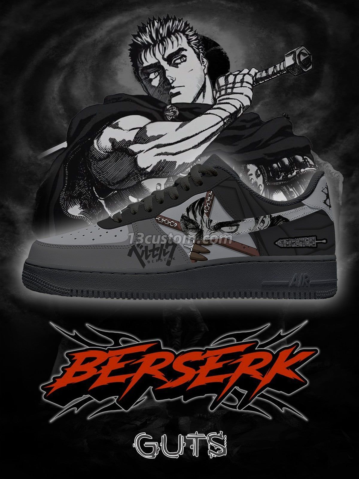 AF1 烙印勇士-凱茲 V2 客製化運動鞋 主圖
