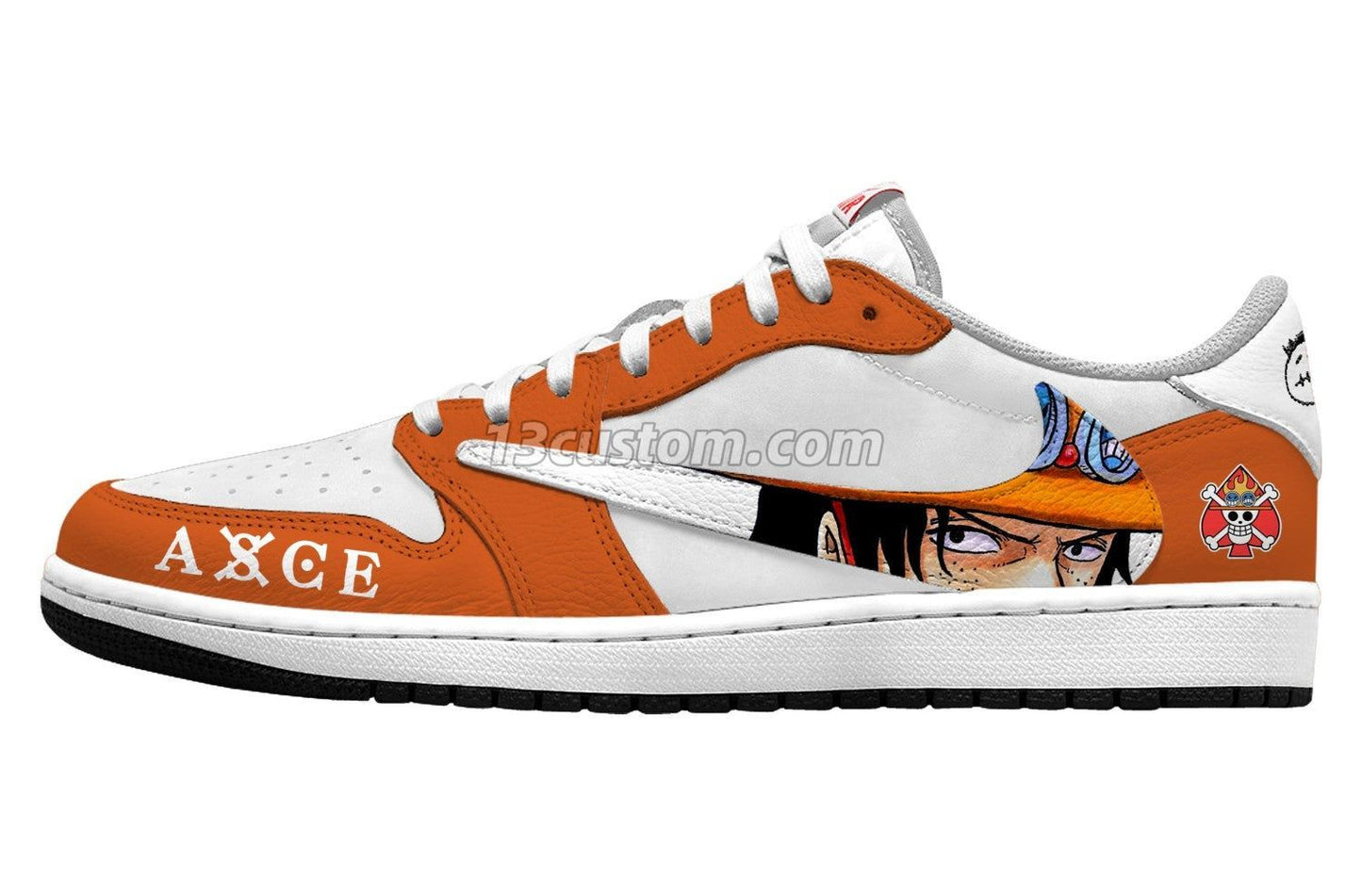 Portgas D Ace V.1 Custom TS Low Sneakers