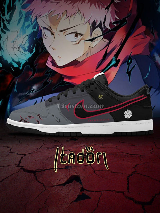 Yuji Itadori V.1 Custom Court-Low Sneakers