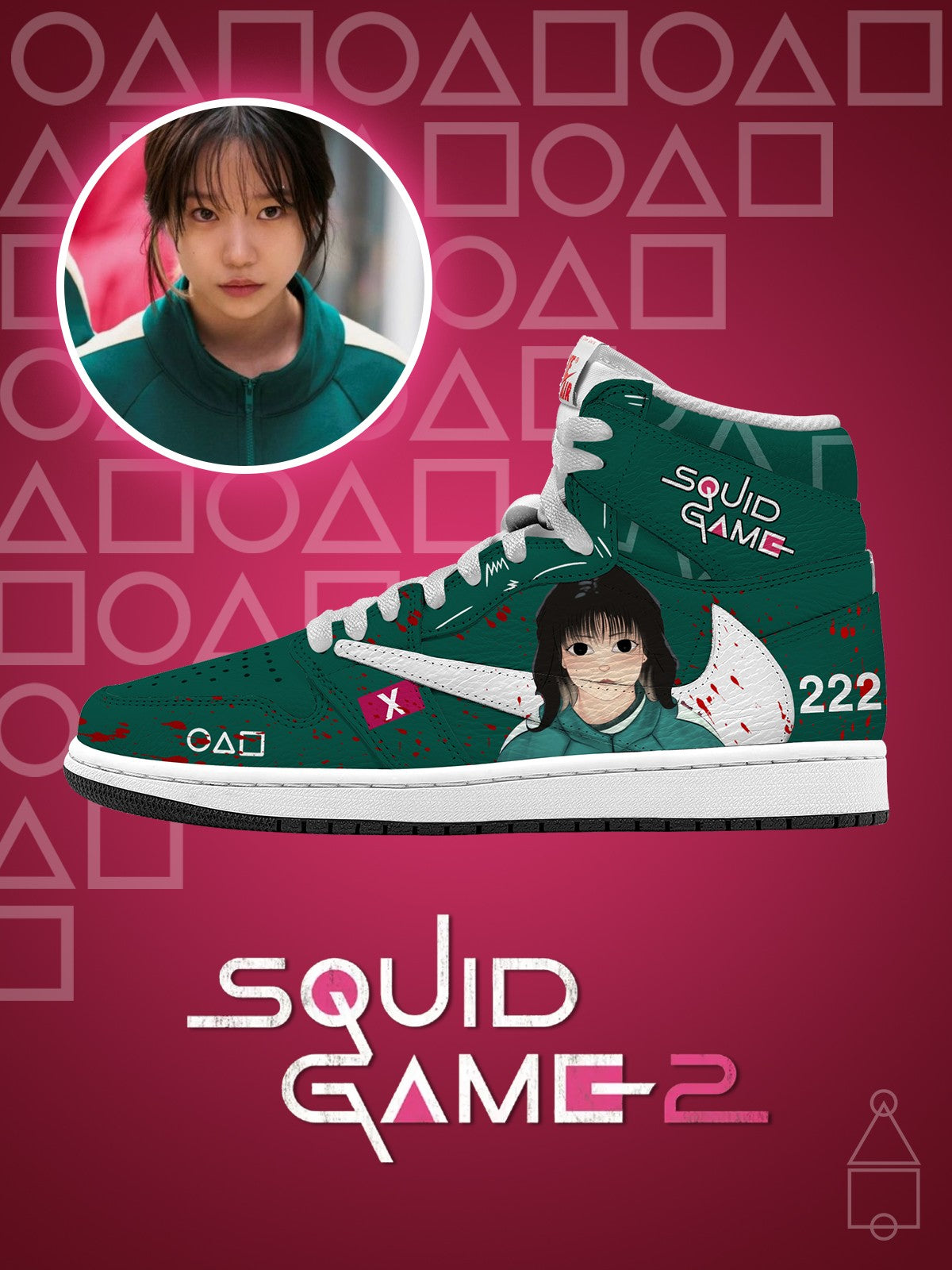 Player 222 V.3 Custom TS High Sneakers - 13custom