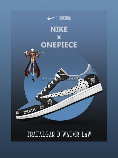 Trafalgar D. Water Law V.1 Custom TS Low Sneakers