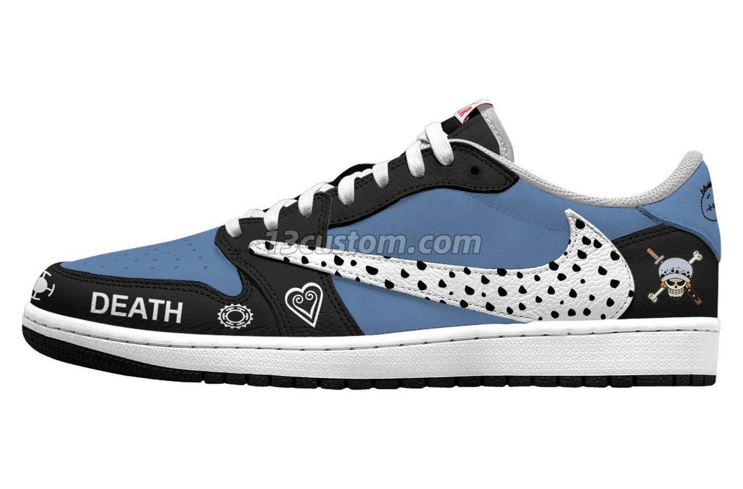 Trafalgar D. Water Law V.1 Custom TS Low Sneakers