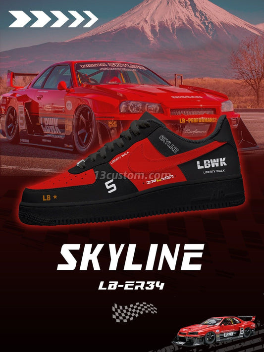 LB ER34 Super Silhouette Skyline V.1 Custom Sneakers