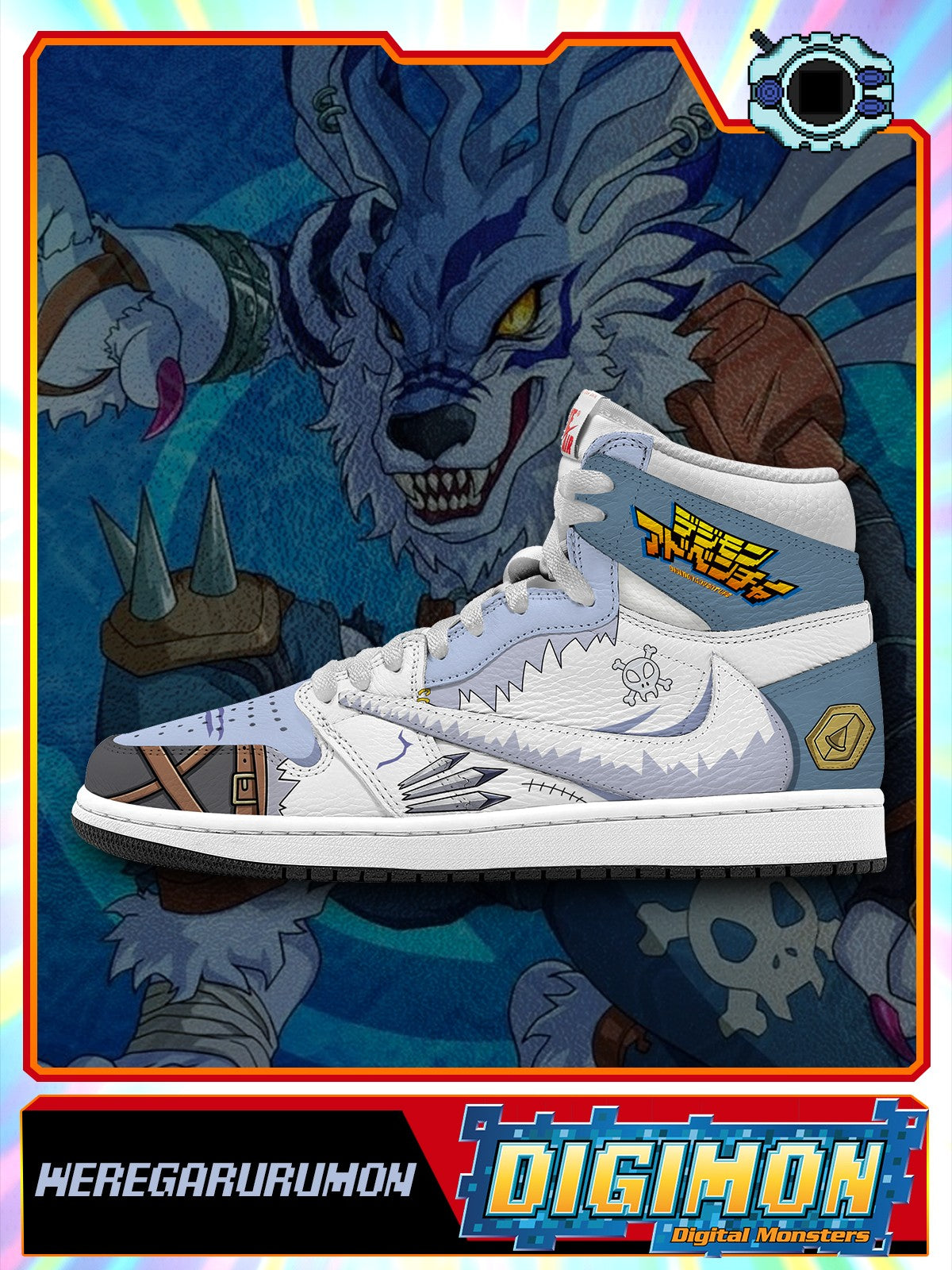 WereGarurumon V.1 Custom TS High Sneakers