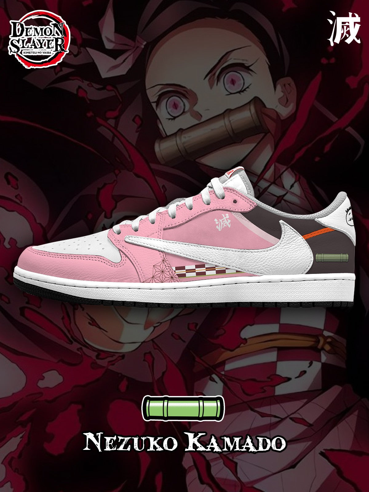 Nezuko Kamado V.1 Custom TS Low Sneakers