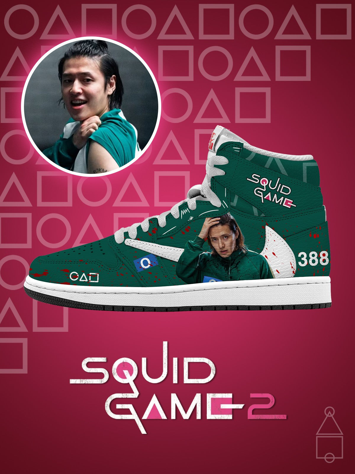 Player 388 V.1 Custom TS High Sneakers - 13custom