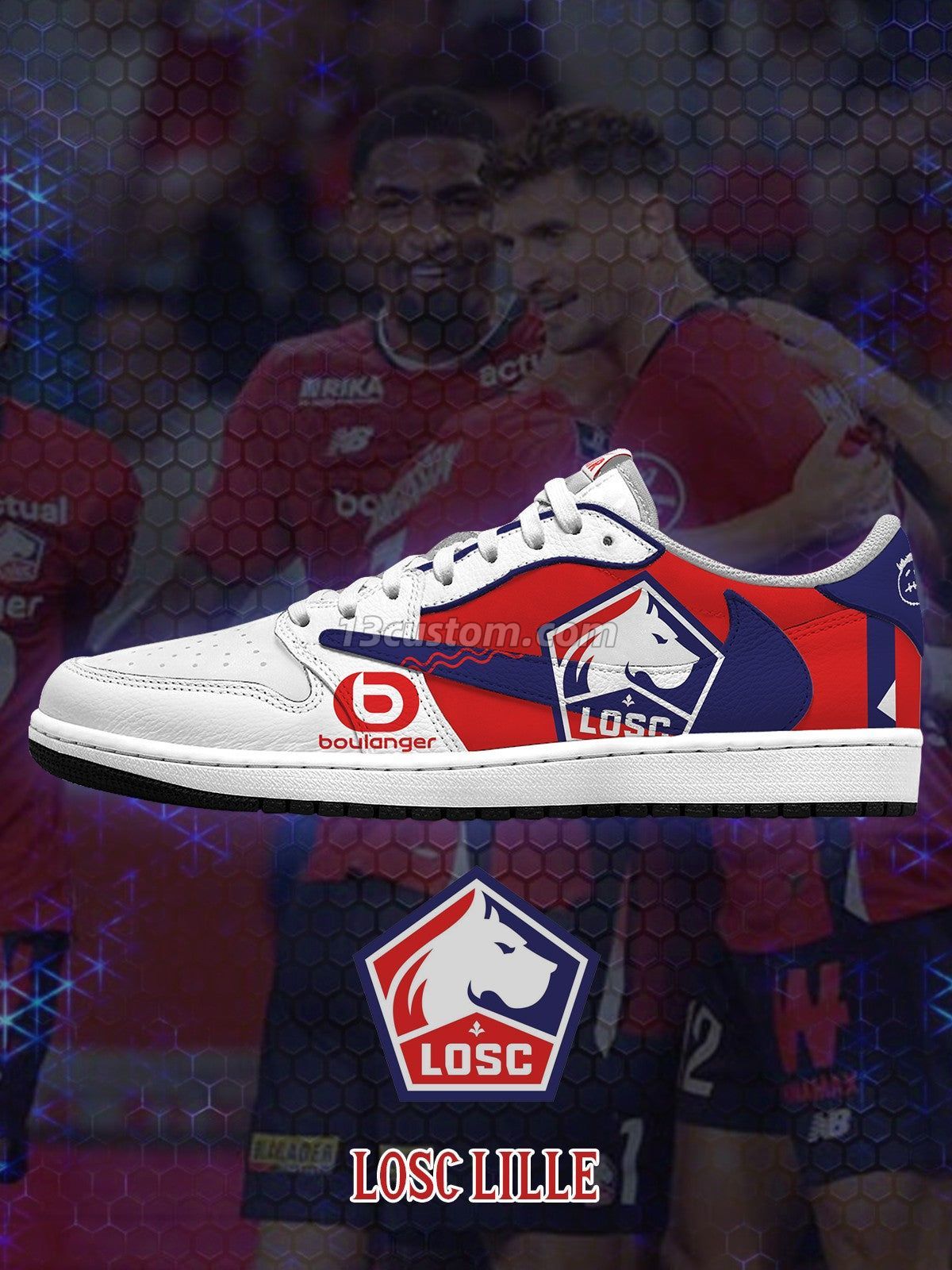 역갈고리 TS LOSC 커스텀 역갈고리 로우탑 운동화-V1 모델 메인 이미지