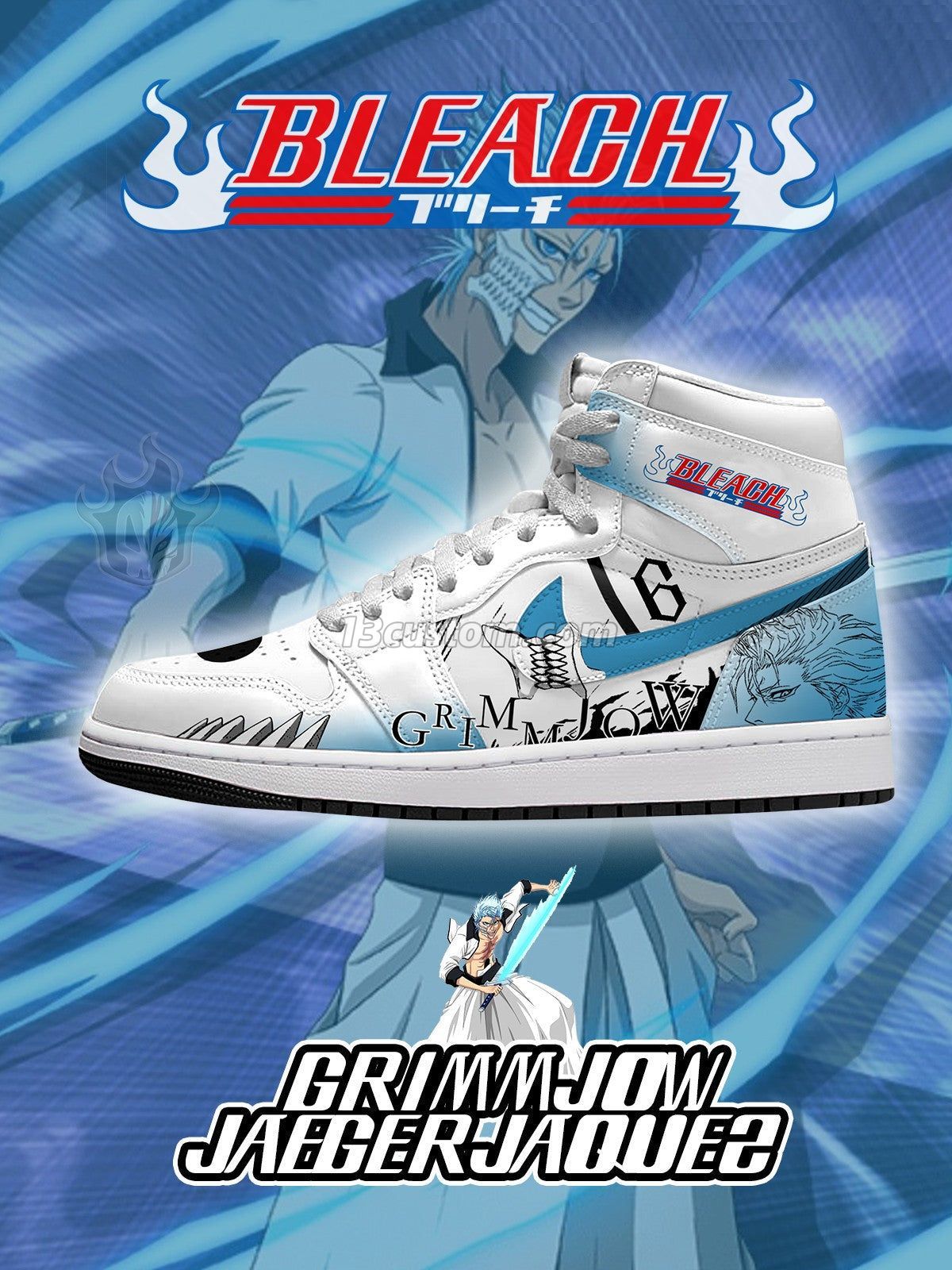 AJ1 H 死神-葛力姆喬 V1 客製化運動鞋 Main image