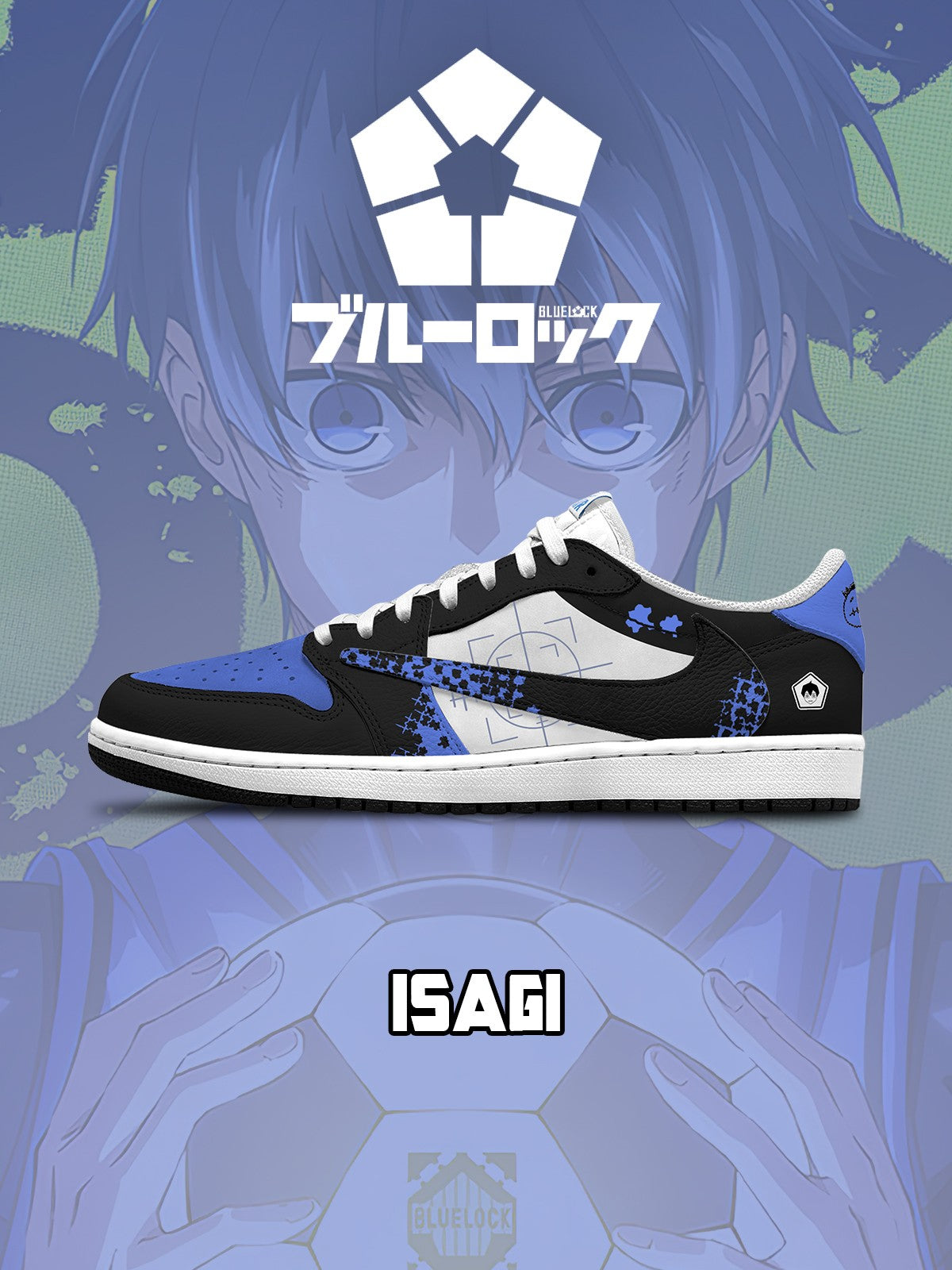 Yoichi Isagi V.1 Custom TS Low Sneakers - 13custom