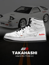 Keisuke Takahashi RX-7 FC3S V.2 Custom High-Top Sneakers