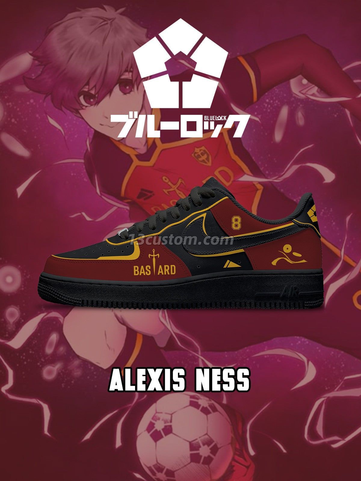 AF1 藍色監獄-內斯 V2 客製化運動鞋