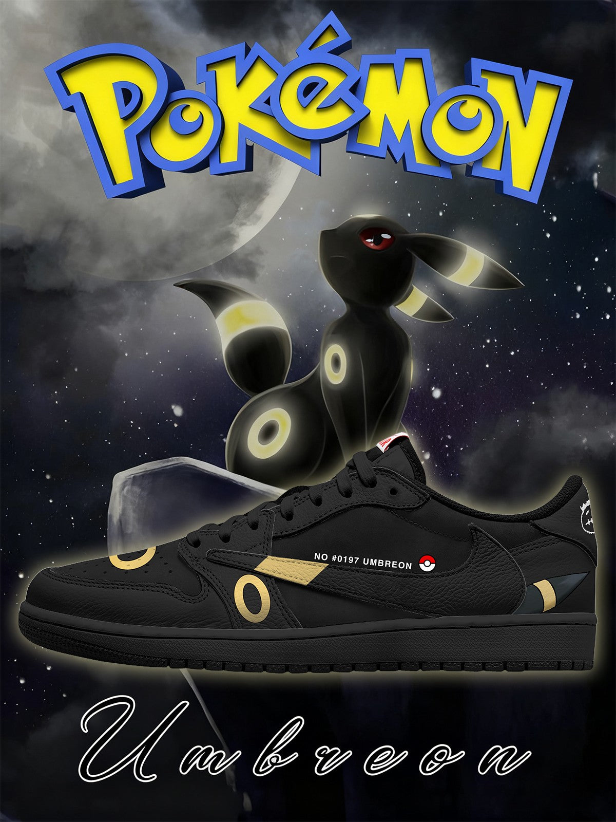 Umbreon V.1 Custom TS Low Sneakers