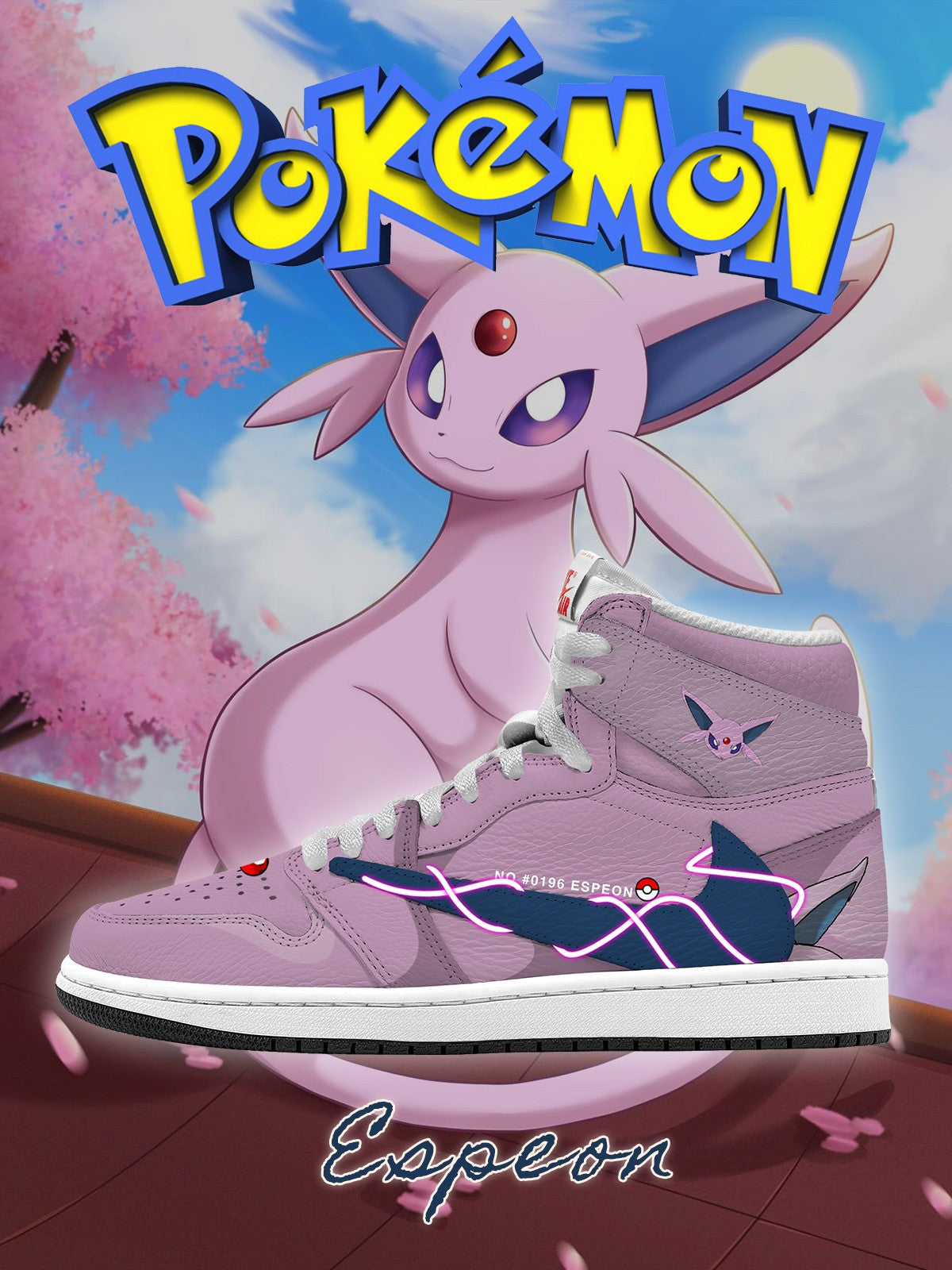 Espeon V.1 Custom TS High Sneakers