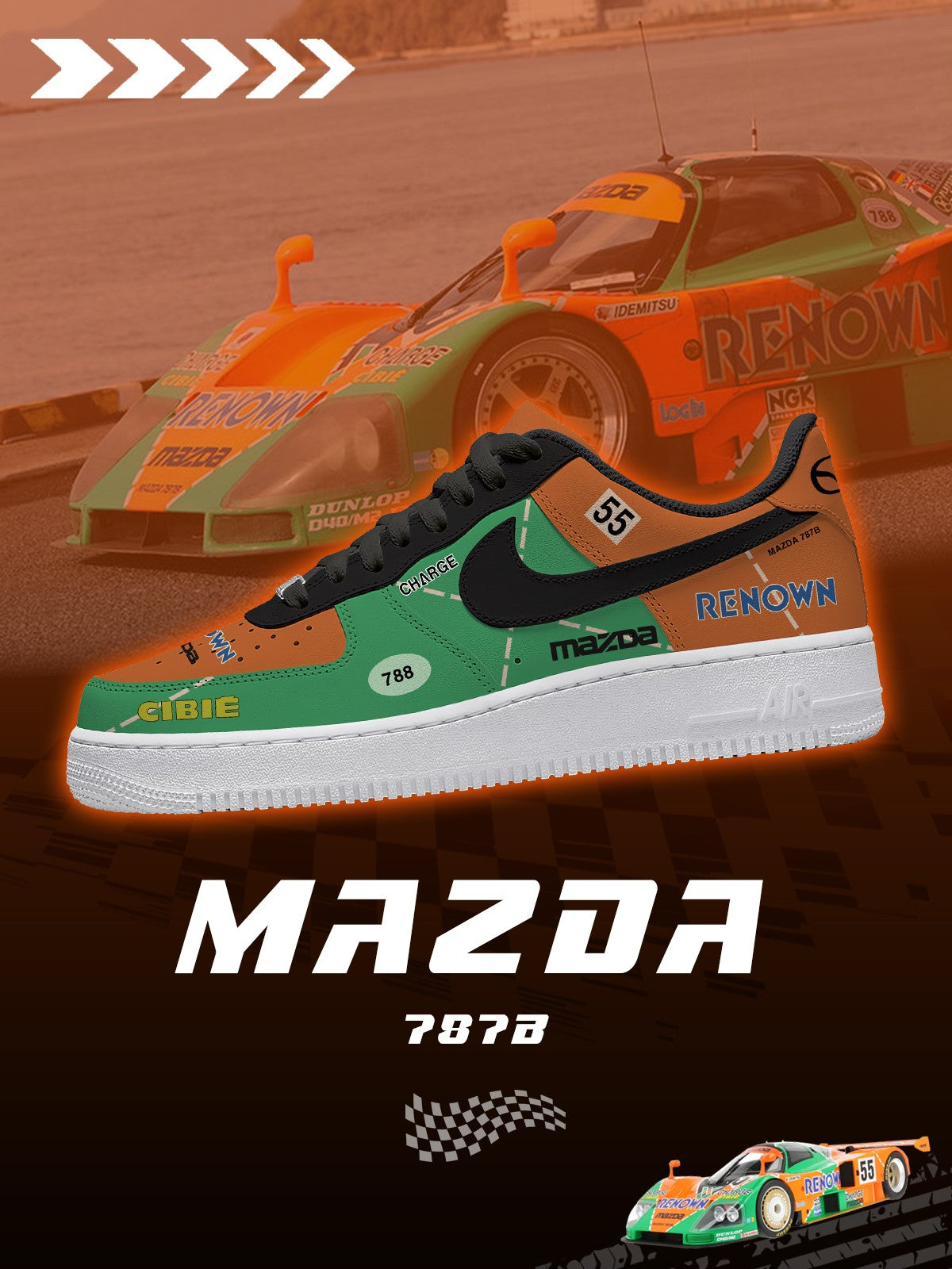 787B V.1 Custom Sneakers - 13custom