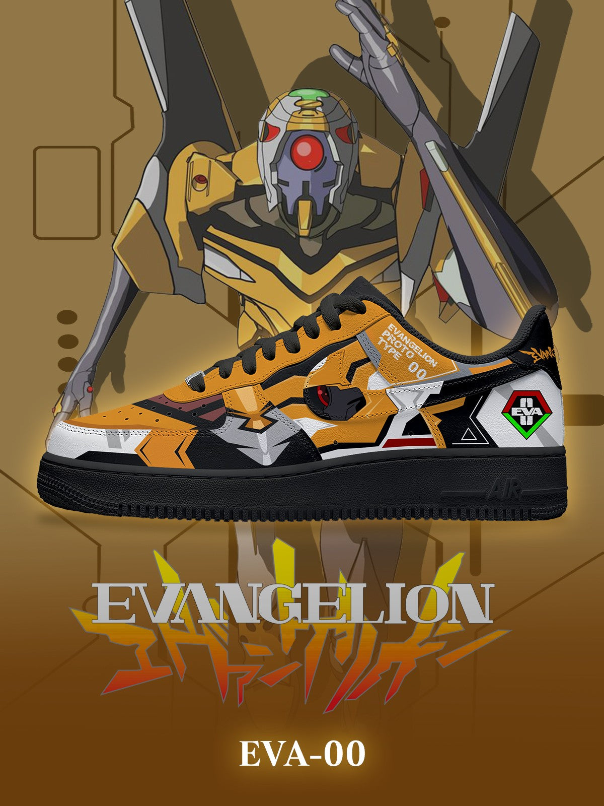 Eva-00 V.1 Custom Sneakers - 13custom