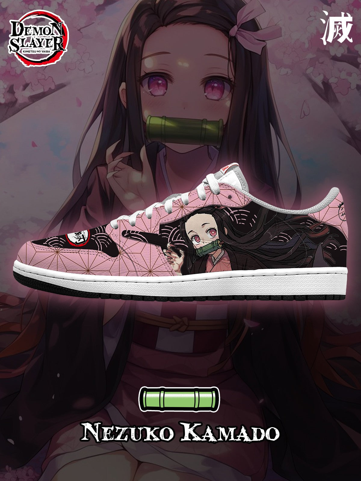 Nezuko Kamado V.3 Custom TS Low Sneakers