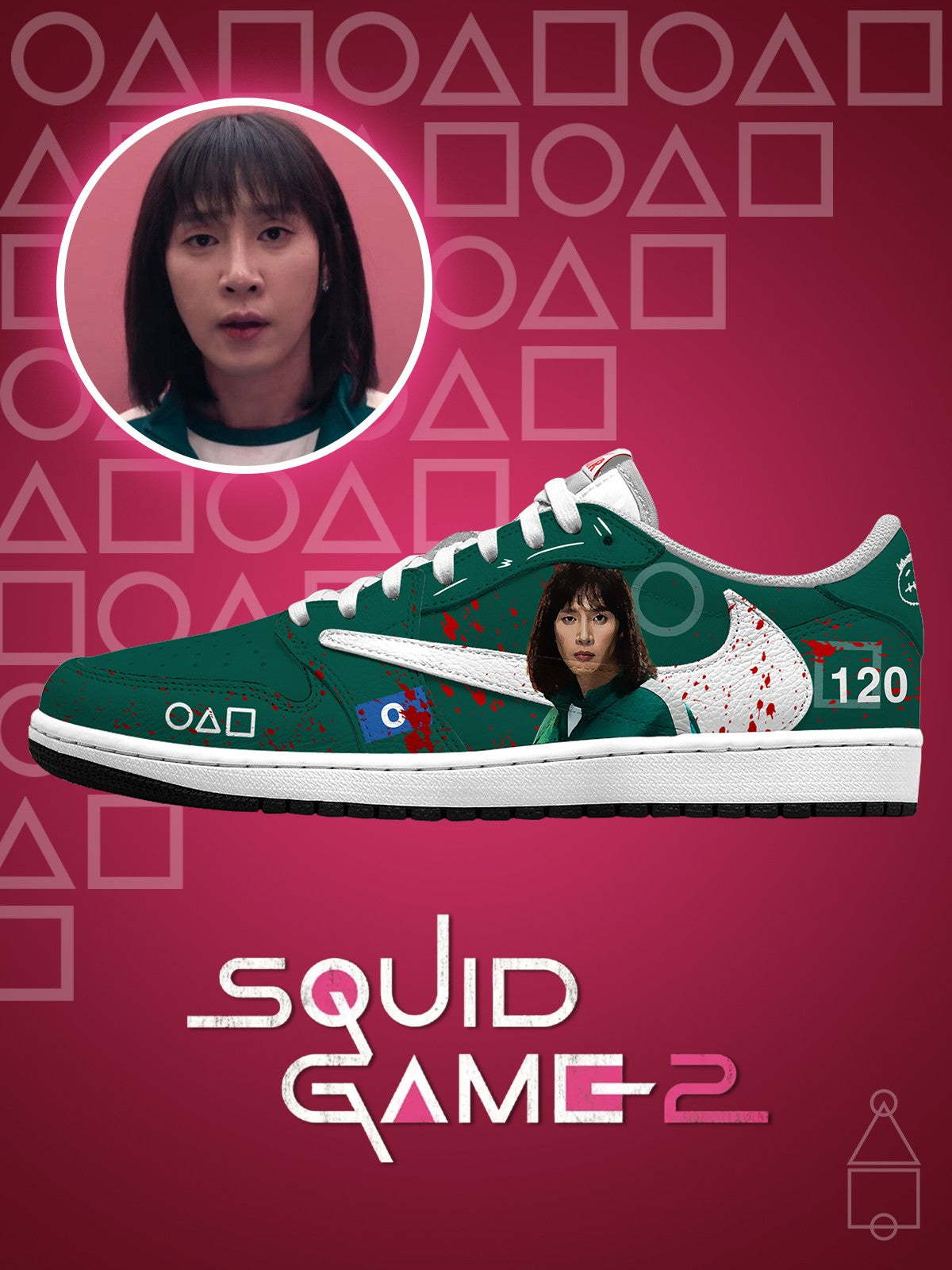 Player 120 V.1 Custom TS Low Sneakers