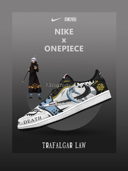 Trafalgar D. Water Law V.4 Custom TS Low Sneakers