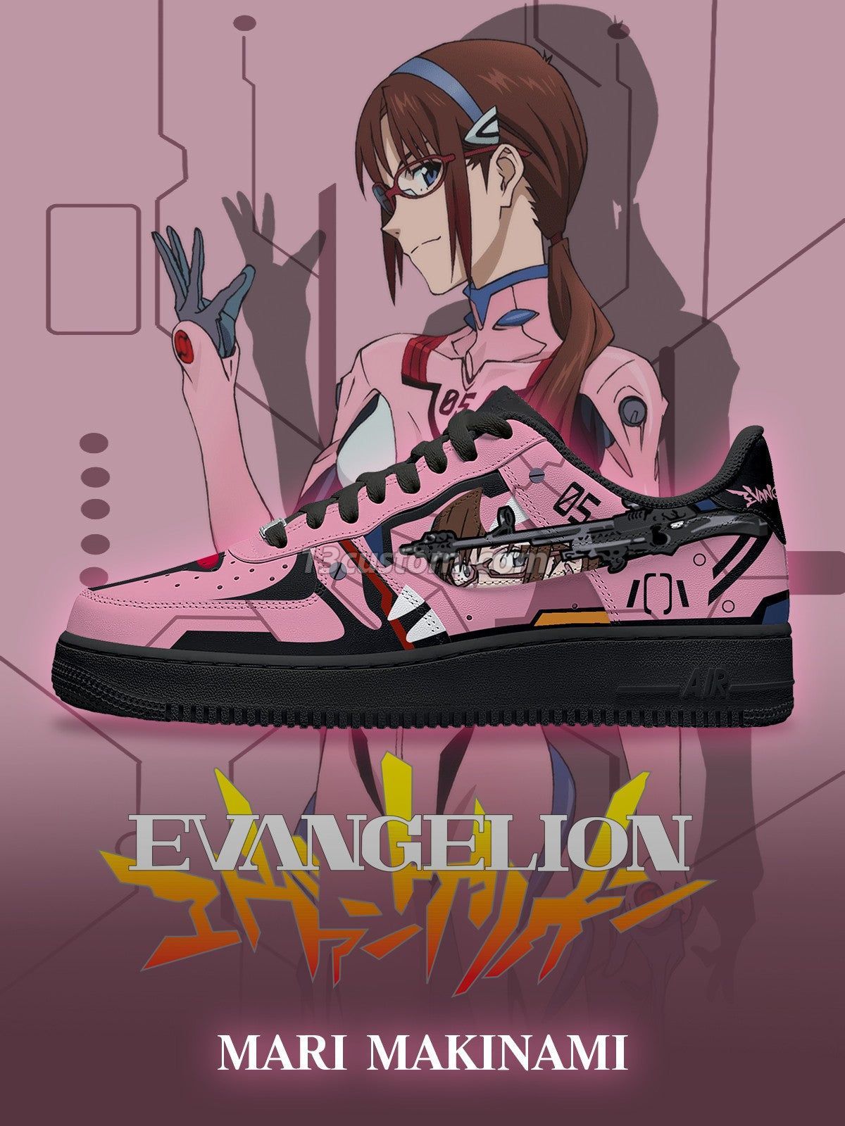 AF1 Mari Makinami客製化運動鞋-V1款