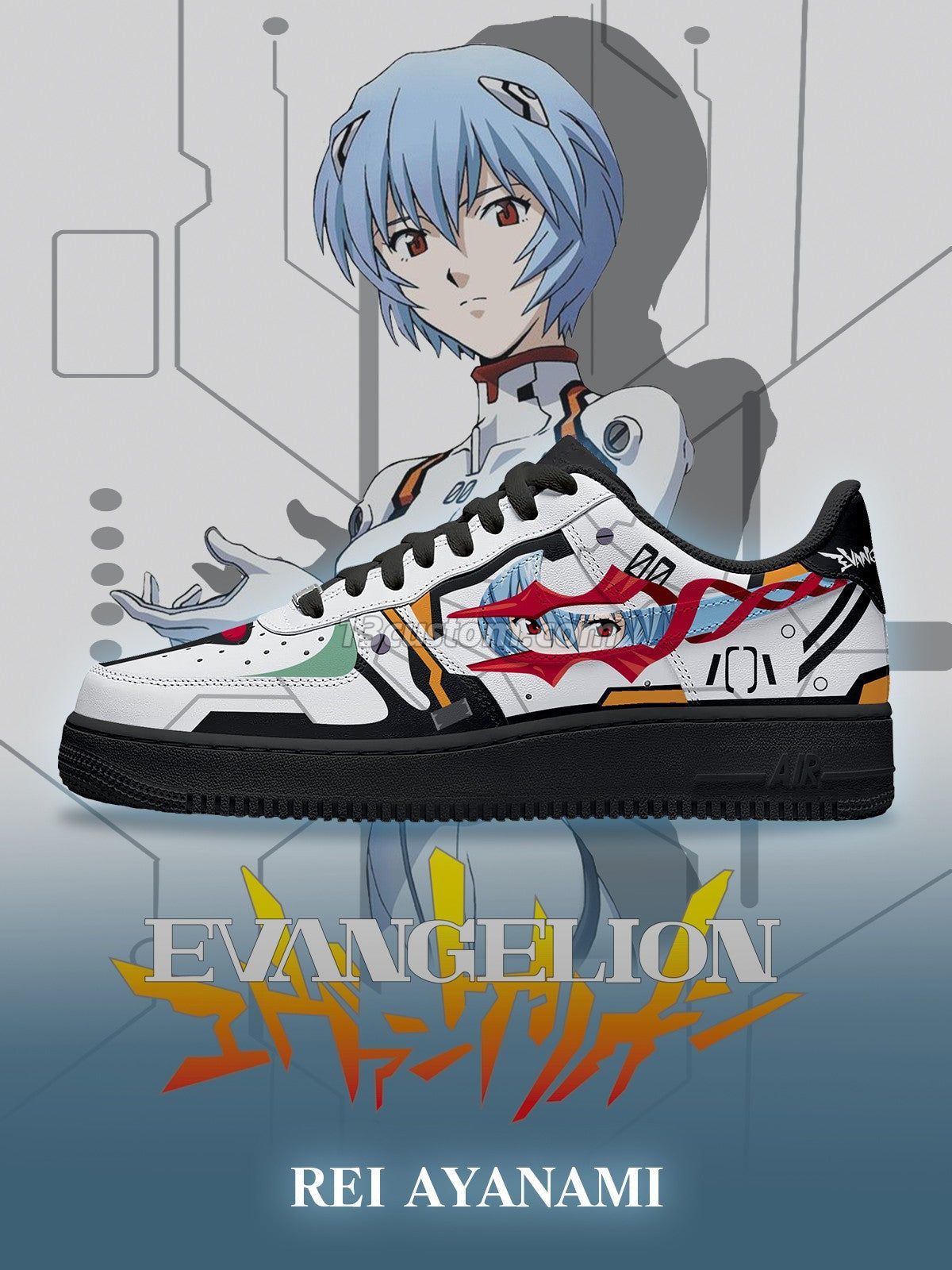 AF1 Rei Ayanami客製化運動鞋-V1款