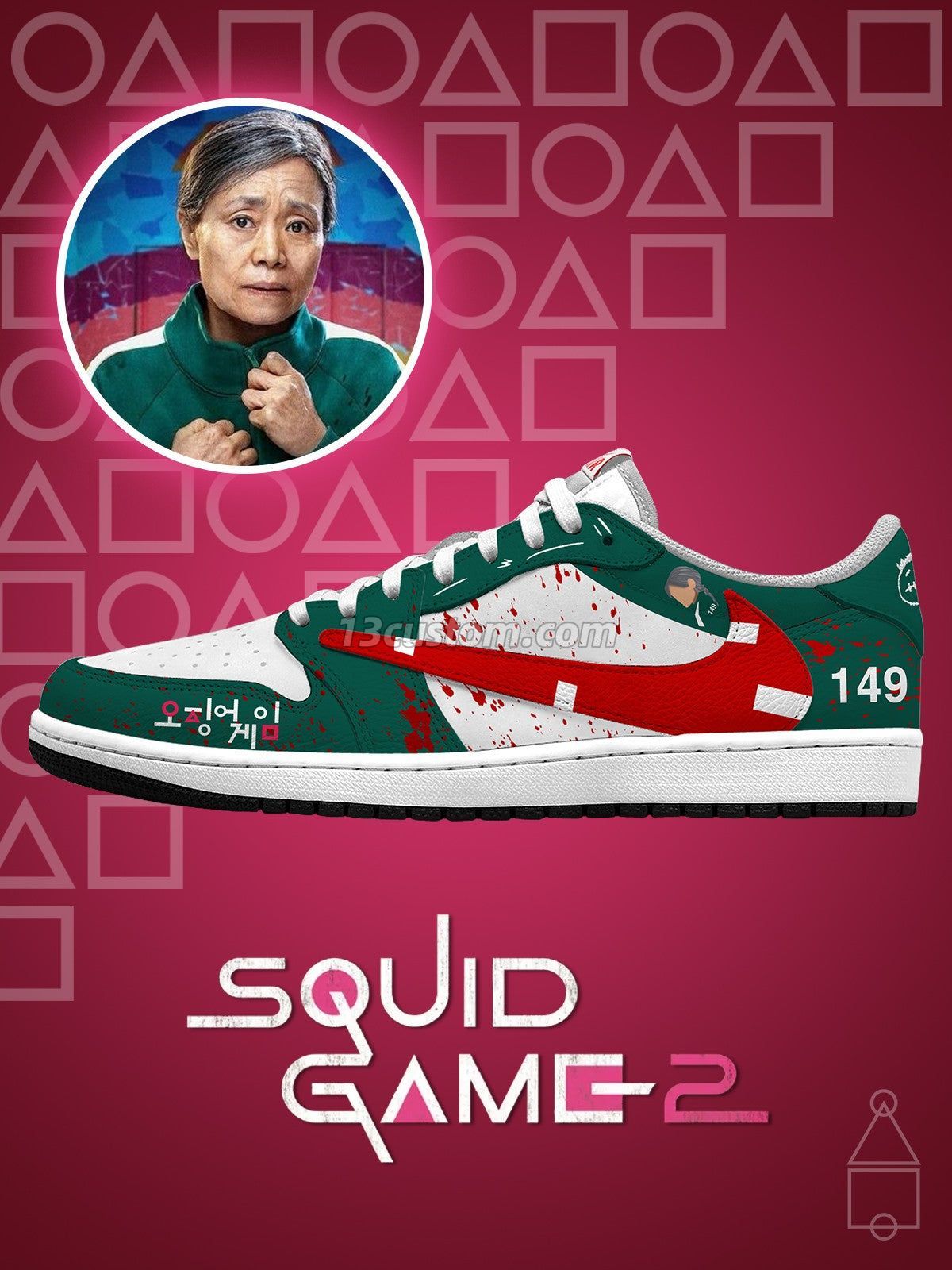 플레이어 149 V.1 커스텀 TS 로우 스니커즈