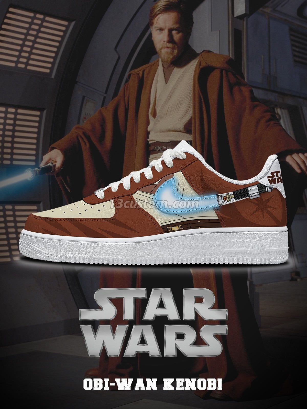 AF1 Obi-Wan Kenobi客製化運動鞋-V1款