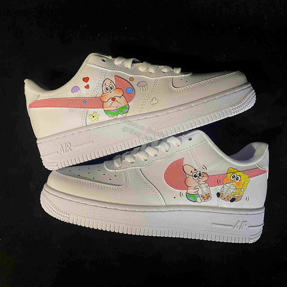 0673-Q판 스폰지밥 분홍색 로고2