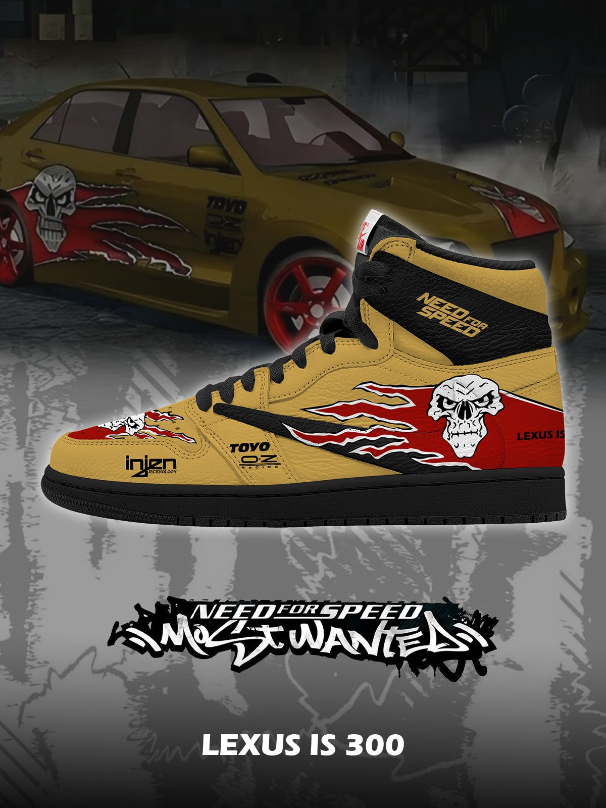 L.IS 300 V.1 Custom TS High Sneakers